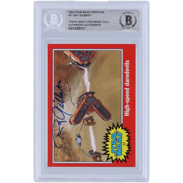 Ray Gilberti Signed 2004 Topps Star Wars #77 Card | BAS Authenticated