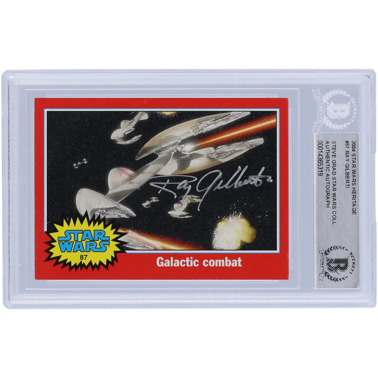 Ray Gilberti Signed 2004 Topps Star Wars #87 Card | BAS Authenticated
