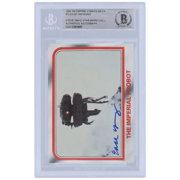 Ease Owyeung Signed 1980 Topps The Empire Strikes Back #12 Card | BAS Authenticated