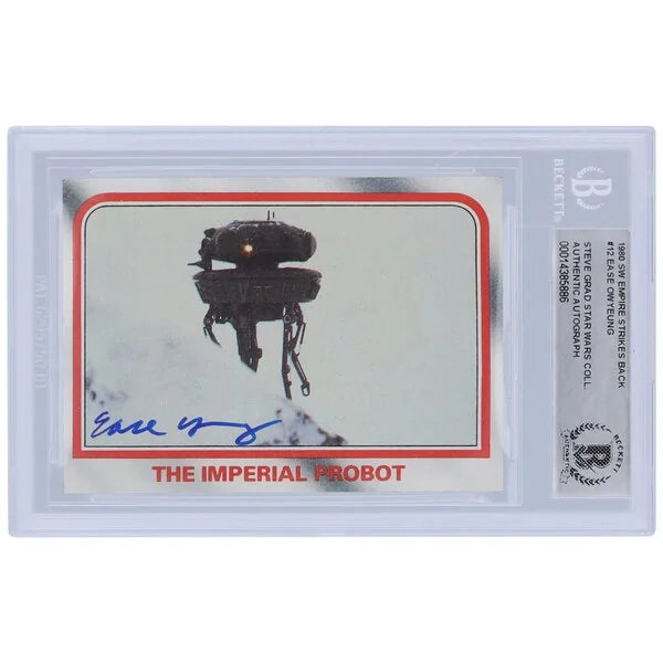 Ease Owyeung Signed 1980 Topps The Empire Strikes Back #12 Card | BAS Authenticated