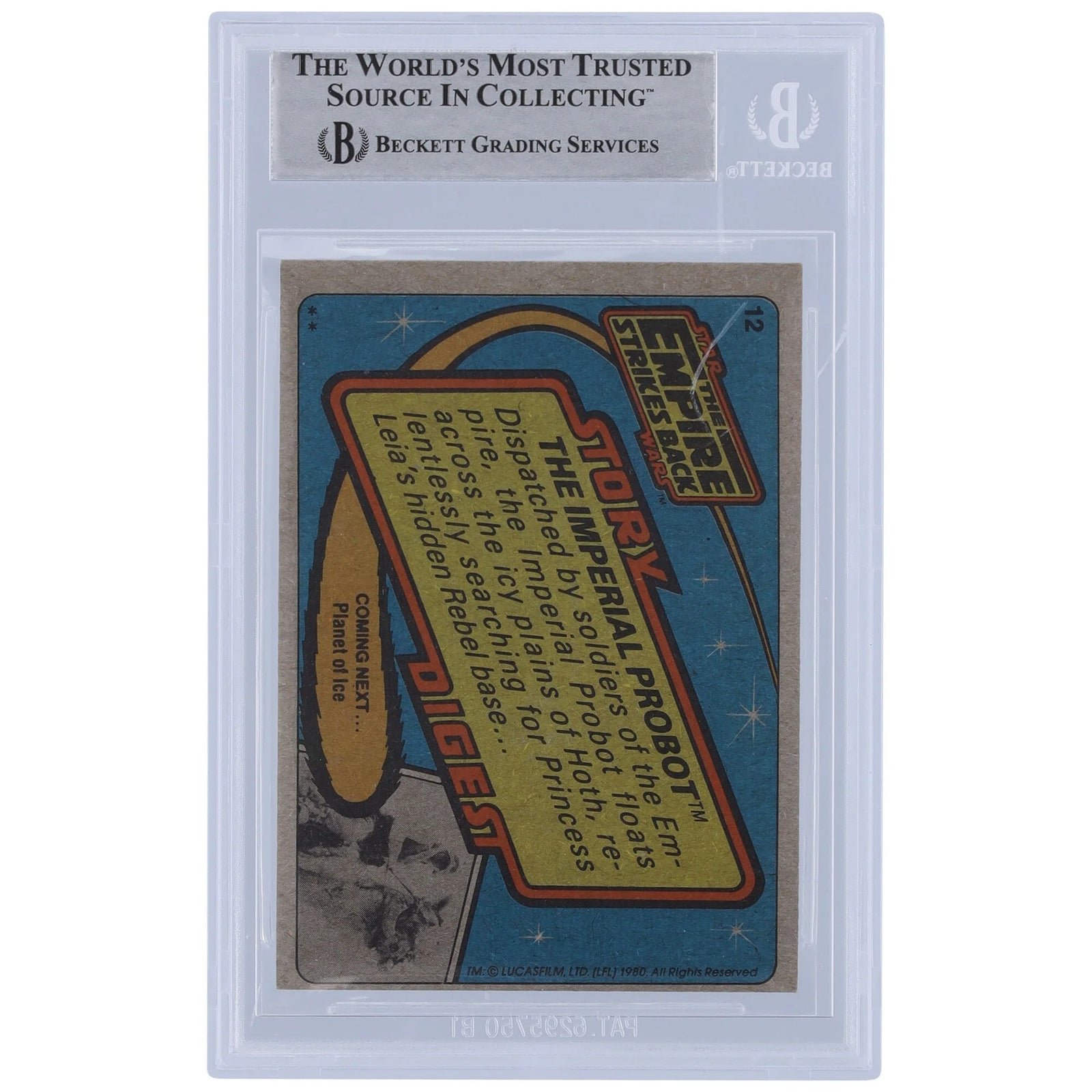 Ease Owyeung Signed 1980 Topps The Empire Strikes Back #12 Card | BAS Authenticated