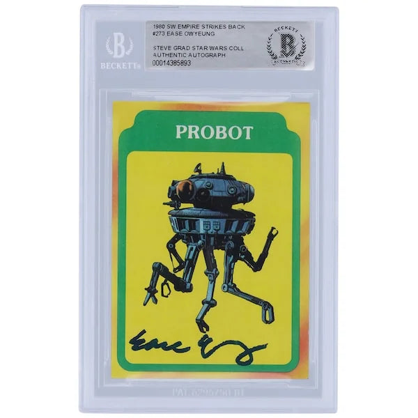 Ease Owyeung Signed 1980 Topps The Empire Strikes Back #273 Card | BAS Authenticated