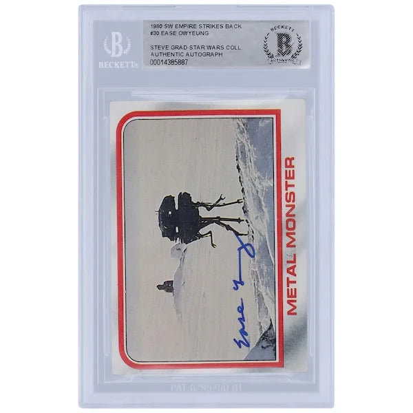 Ease Owyeung Signed 1980 Topps Empire Strikes Back #30 | BAS Authenticated
