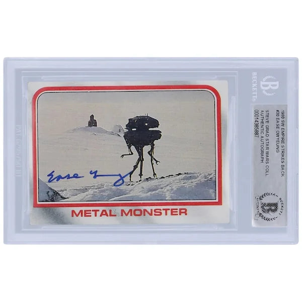 Ease Owyeung Signed 1980 Topps Empire Strikes Back #30 | BAS Authenticated