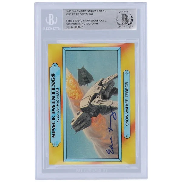 Ease Owyeung Signed 1980 Topps Star Wars #340 | Empire Strikes Back