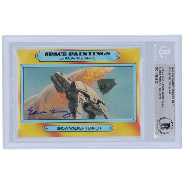 Ease Owyeung Signed 1980 Topps Star Wars #340 | Empire Strikes Back