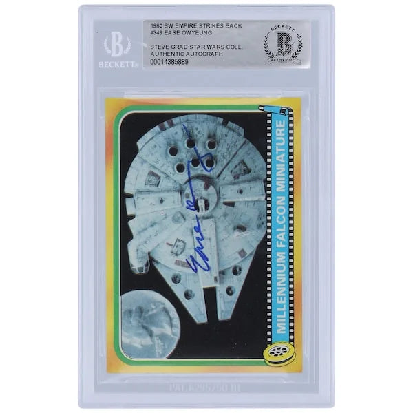 Ease Owyeung Signed 1980 Topps The Empire Strikes Back #349 Card | BAS Authenticated