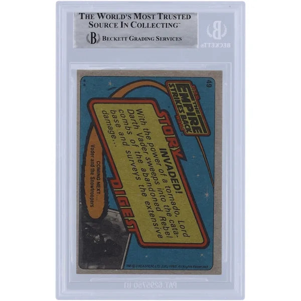 Quentin Pierre Signed 1980 Topps Star Wars #49 Card | BAS Authenticated