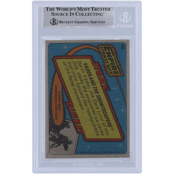 Quentin Pierre Signed 1980 Topps The Empire Strikes Back #50 Card | BAS Authenticated