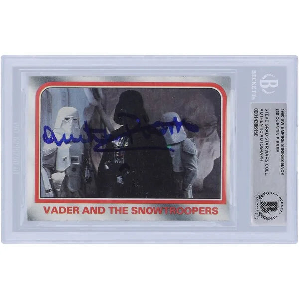 Quentin Pierre Signed 1980 Topps The Empire Strikes Back #50 Card | BAS Authenticated