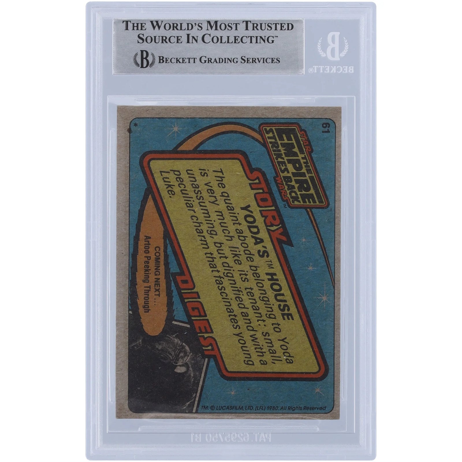 Norman Reynolds Signed 1980 Topps Empire Strikes Back #61 Card | BAS Authenticated
