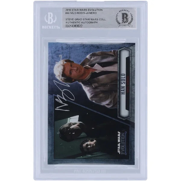 Nilo Rodis-Jamero Signed 2016 Topps Star Wars #44 Card | BAS Authenticated