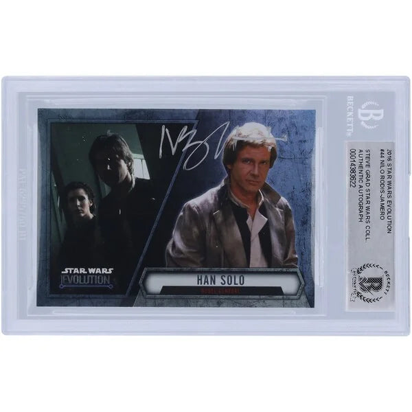 Nilo Rodis-Jamero Signed 2016 Topps Star Wars #44 Card | BAS Authenticated