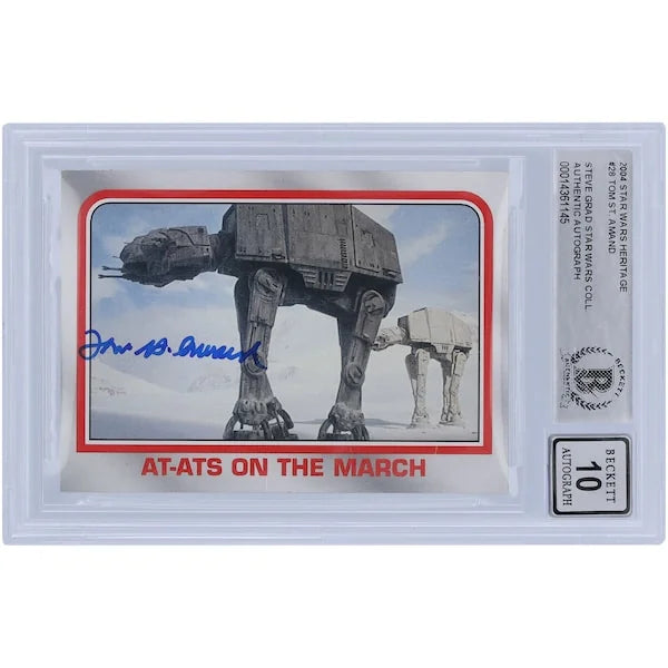 Tom St. Amand Signed 2004 Topps Star Wars #28 Card | BAS Authenticated 10