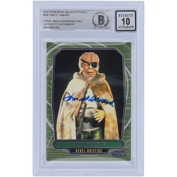 Tom St. Amand Signed 1980 Topps The Empire Strikes Back #23 Card | BAS Authenticated 10