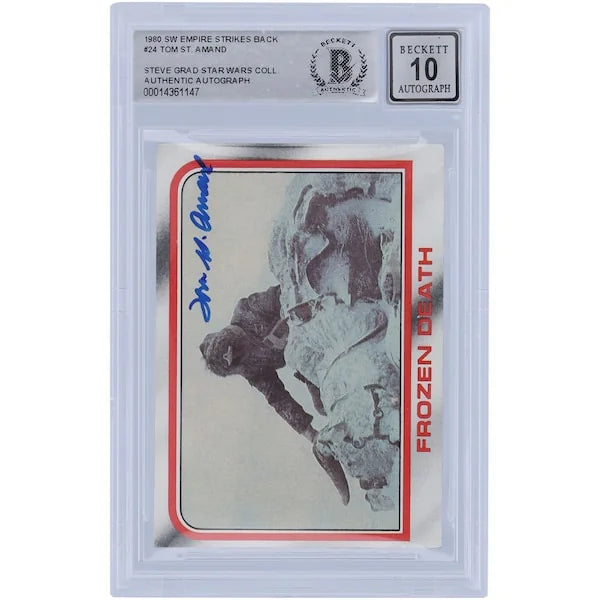 Tom St. Amand Signed 1980 Topps The Empire Strikes Back #24 | BAS Authenticated