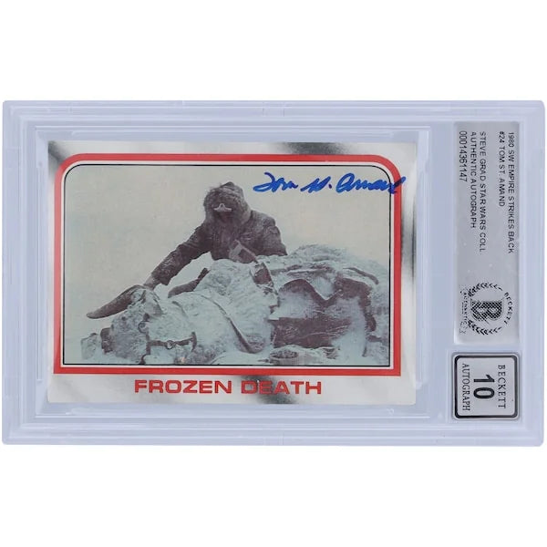 Tom St. Amand Signed 1980 Topps The Empire Strikes Back #24 | BAS Authenticated