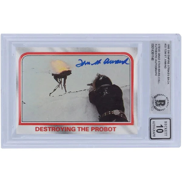 Tom St. Amand Signed 1980 Topps Empire Strikes Back #33 | BAS Authenticated