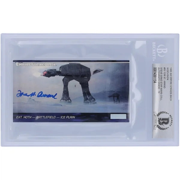 Tom St. Amand Signed 1995 Topps Star Wars Widevision #35 | BAS Authenticated 10