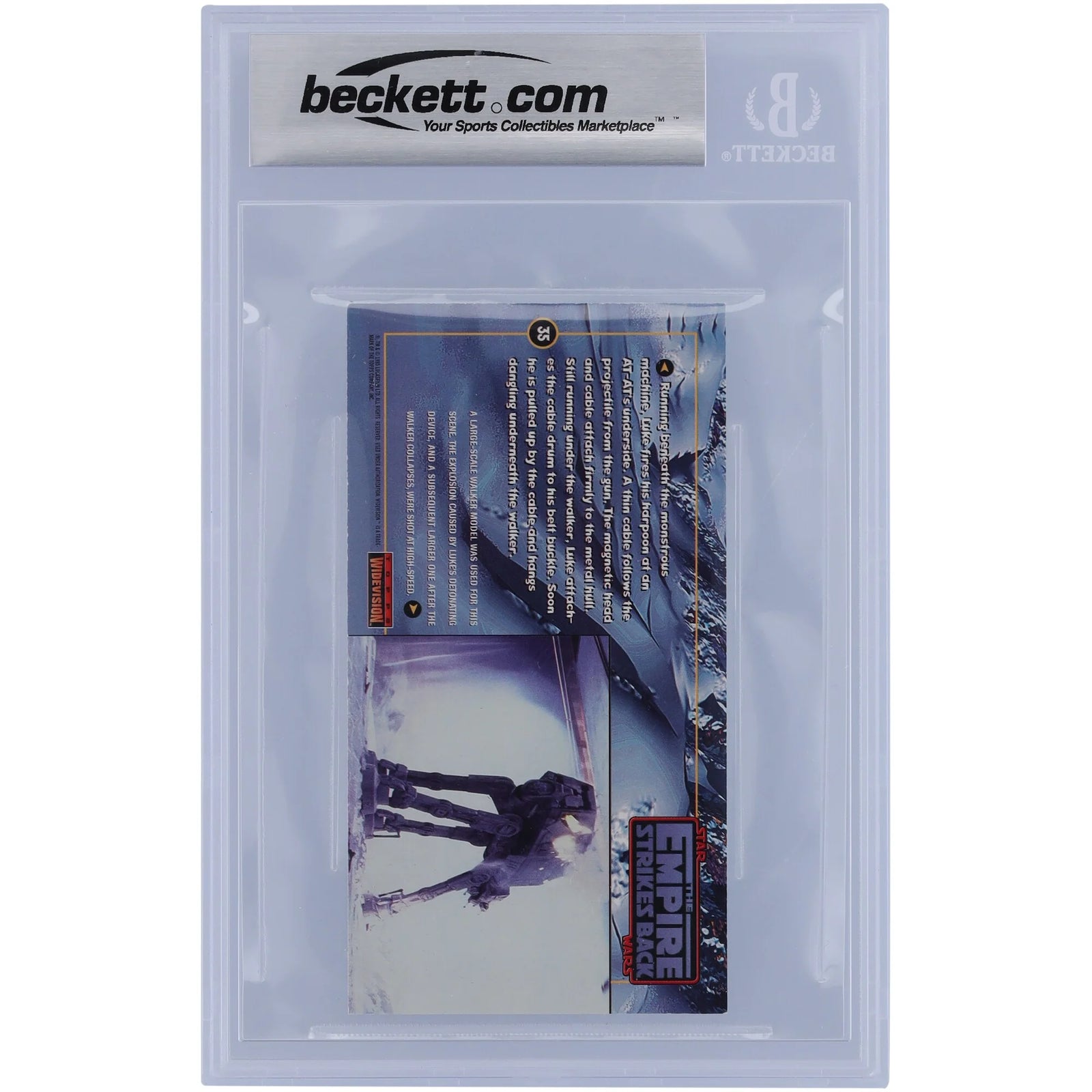 Tom St. Amand Signed 1995 Topps Star Wars Widevision #35 | BAS Authenticated 10
