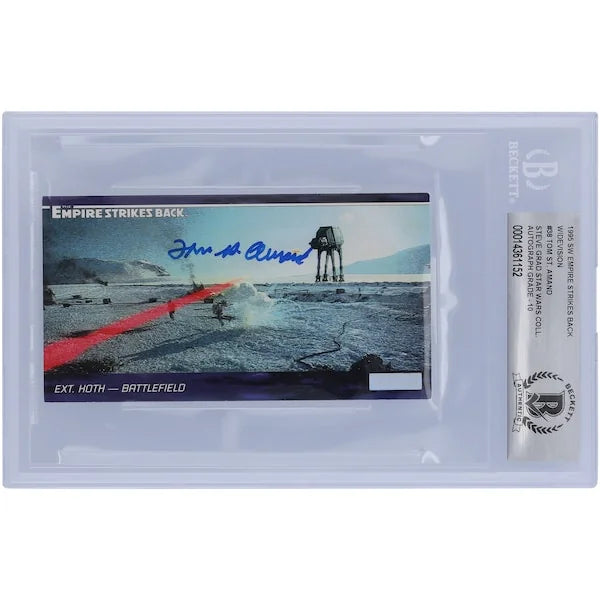 Tom St. Amand Signed 1995 Topps Star Wars Widevision #38 | BAS Authenticated Grade 10