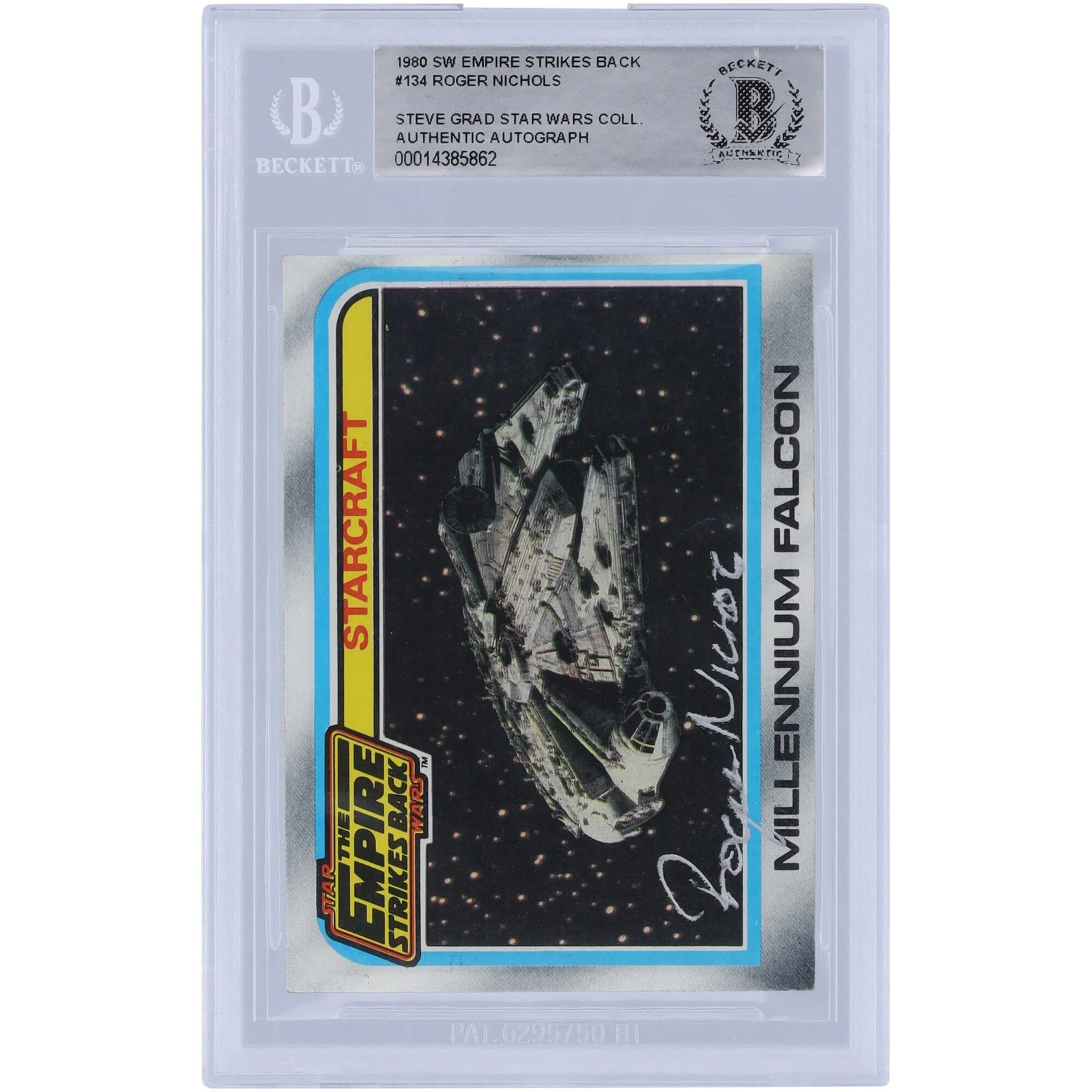 Roger Nichols Signed 1980 Topps Star Wars #134 | BAS Authenticated