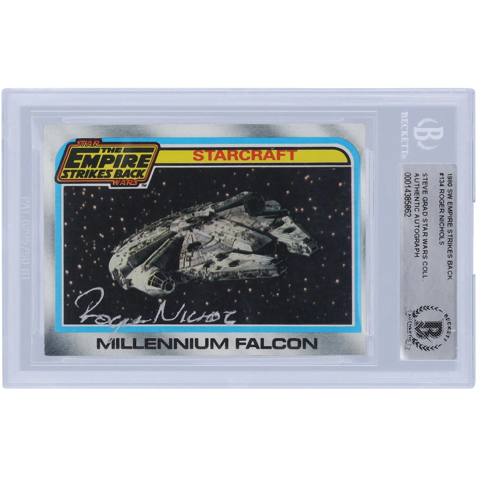 Roger Nichols Signed 1980 Topps Star Wars #134 | BAS Authenticated