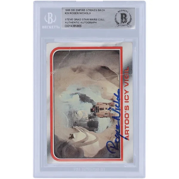 Roger Nichols Signed 1980 Topps The Empire Strikes Back #29 Card | BAS Authenticated