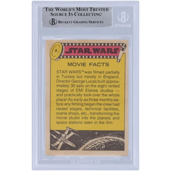 Ron Punter Signed 1977 Topps Star Wars #18 Card | BAS Authenticated