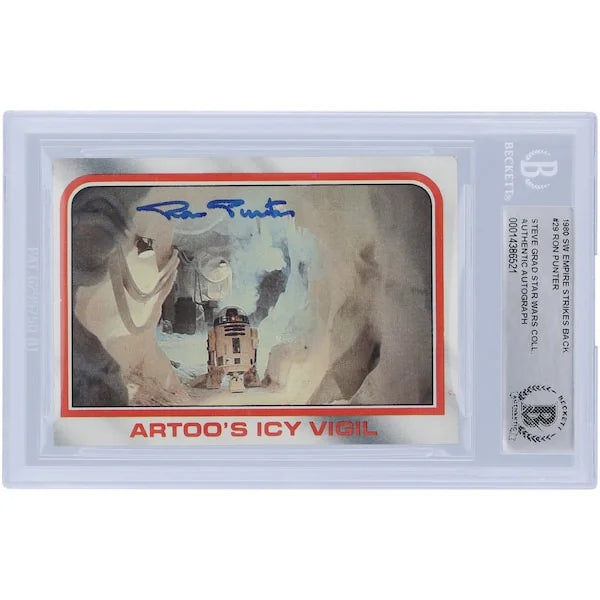 Ron Punter Signed 1980 Topps Star Wars #29 | Empire Strikes Back