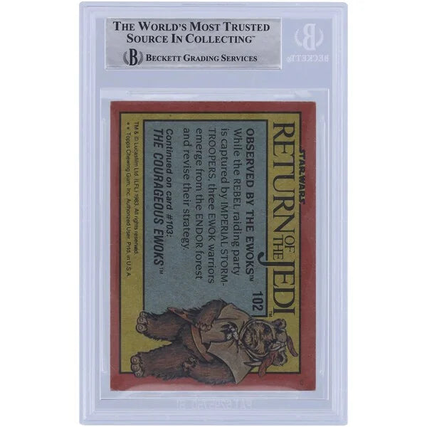Deep Roy Signed 1983 Topps Return of the Jedi #102 | BAS Authenticated