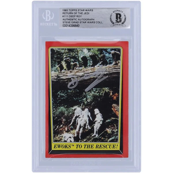 Deep Roy Signed 1983 Topps Return of the Jedi #111 | BAS Authenticated