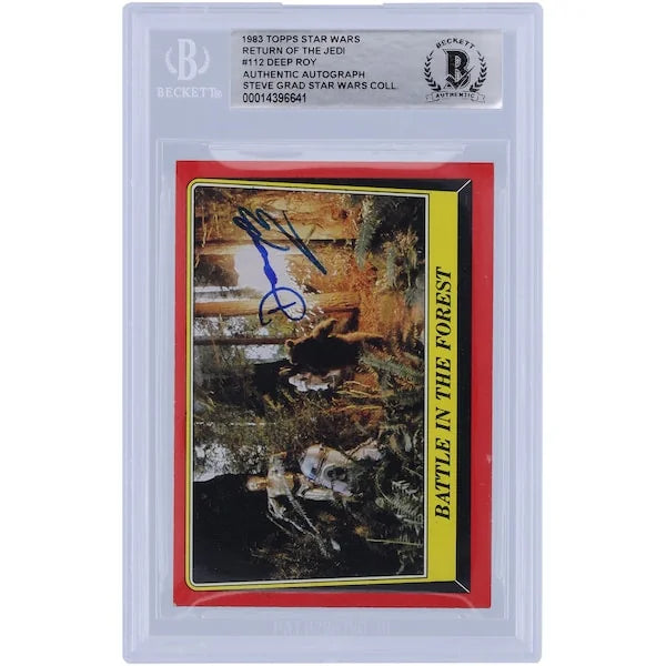 Deep Roy Signed 1983 Topps Return of the Jedi #112 Card | BAS Authenticated