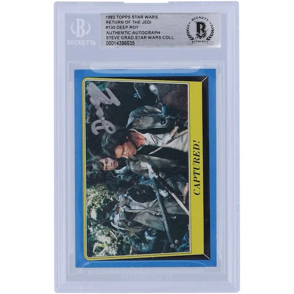 Deep Roy Signed 1983 Topps Return of the Jedi #135 Card | BAS Authenticated