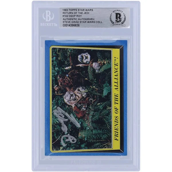 Deep Roy Signed 1983 Topps Return of the Jedi #162 | BAS Authenticated