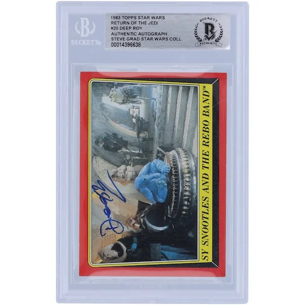 Deep Roy Signed 1983 Topps Return of the Jedi #20 | Authenticated