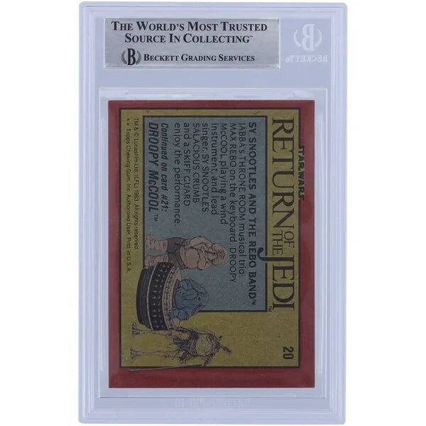 Deep Roy Signed 1983 Topps Return of the Jedi #20 | Authenticated