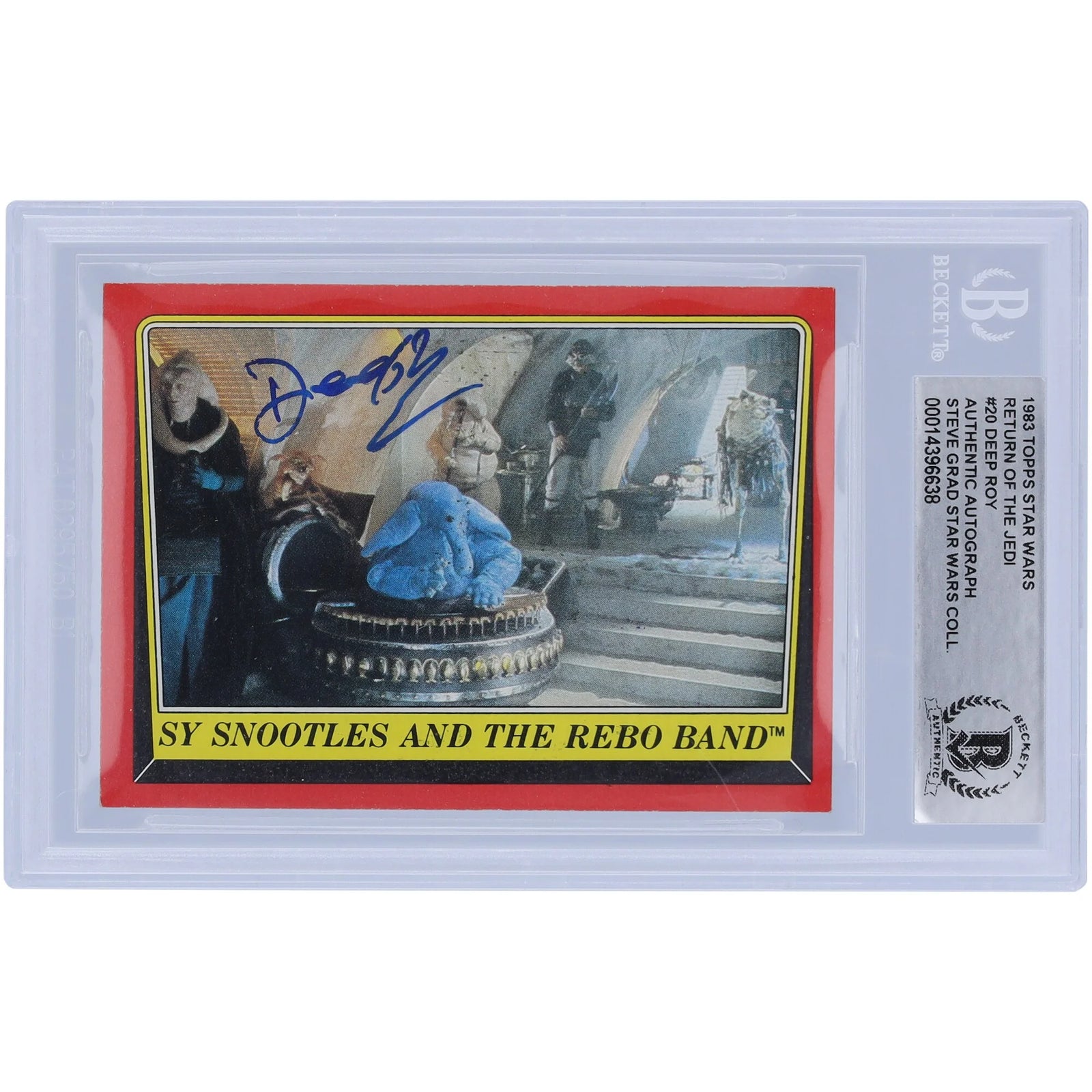 Deep Roy Signed 1983 Topps Return of the Jedi #20 | Authenticated