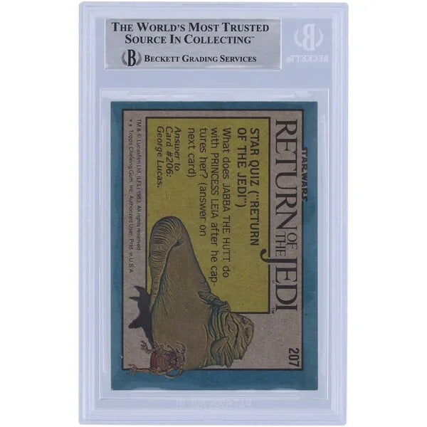 Deep Roy Signed 1983 Topps Return of the Jedi #207 | BAS Authenticated