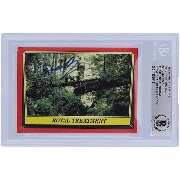 Deep Roy Signed 1983 Topps Return of the Jedi #81 Card | BAS Authenticated
