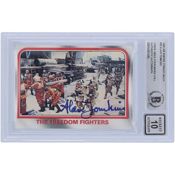 Alan Tomkins Signed 1980 Topps Empire Strikes Back #35 | BAS Authenticated