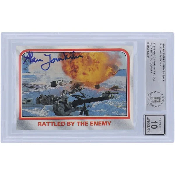 Alan Tomkins Signed 1980 Topps The Empire Strikes Back #41 | BAS Authenticated