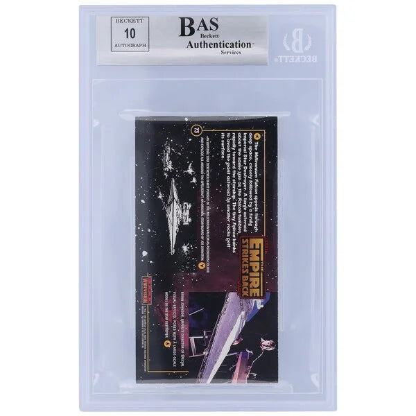 Marty Brenneis Signed 1995 Topps Empire Strikes Back Widevision #73 | BGS 10