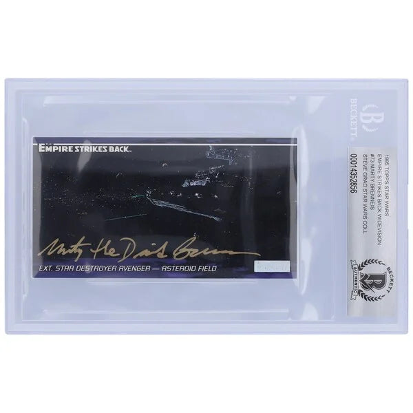 Marty Brenneis Signed 1995 Topps Empire Strikes Back Widevision #73 | BGS 10