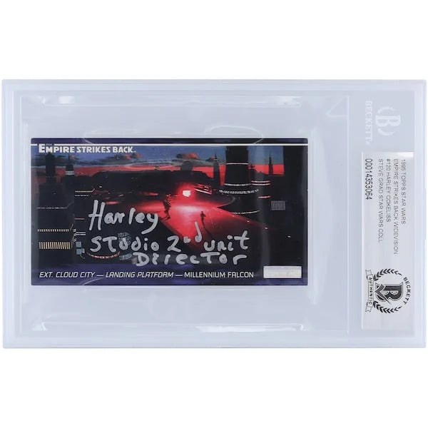 Harley Cokeliss Signed 1995 Topps Empire Strikes Back Widevision #120 | BGS 10