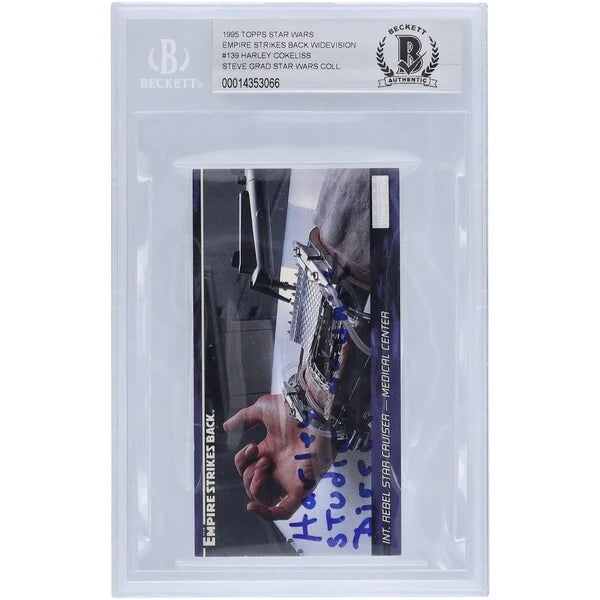 Harley Cokeliss Signed 1995 Topps Empire Strikes Back Widevision #139 | BGS 10