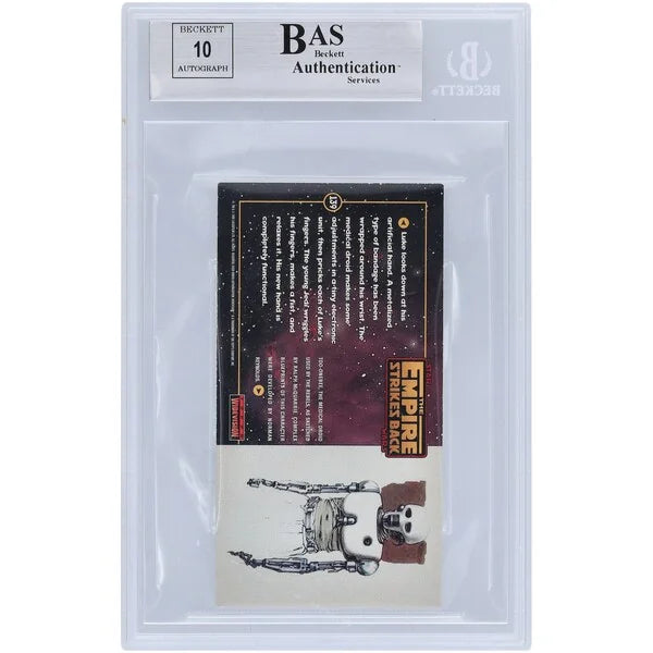 Harley Cokeliss Signed 1995 Topps Empire Strikes Back Widevision #139 | BGS 10
