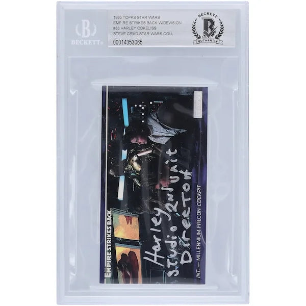 Harley Cokeliss Signed 1995 Topps Empire Strikes Back Widevision #83 | BGS 10