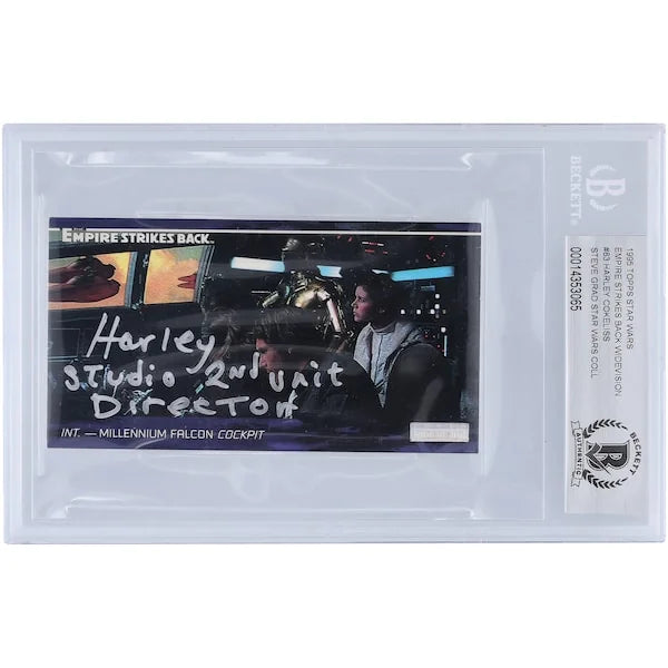 Harley Cokeliss Signed 1995 Topps Empire Strikes Back Widevision #83 | BGS 10