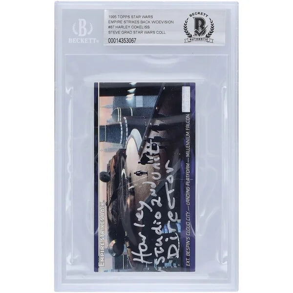 Harley Cokeliss Signed 1995 Topps Empire Strikes Back Widevision #87 | BGS 10